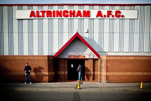 Altrincham FC, J Davidson Stadium, Moss Lane